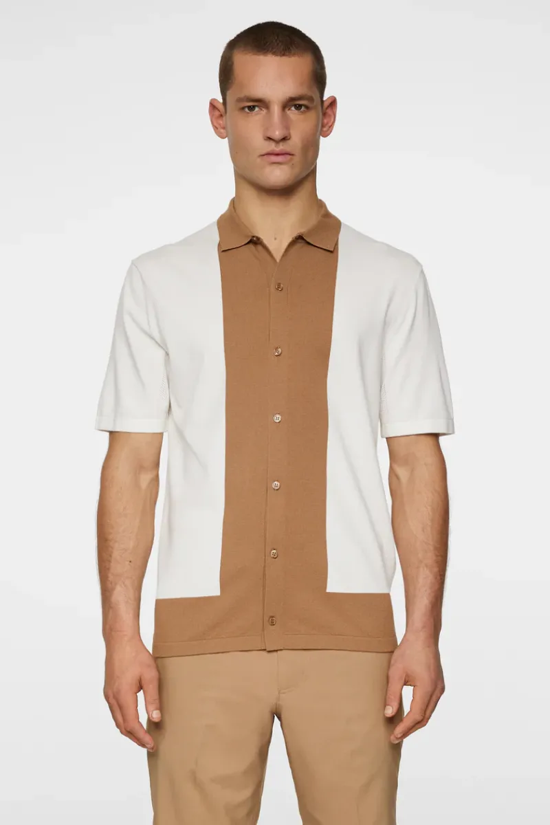 J.Lindeberg Rue Knitted Polo Shirt* Golf|Knitwear