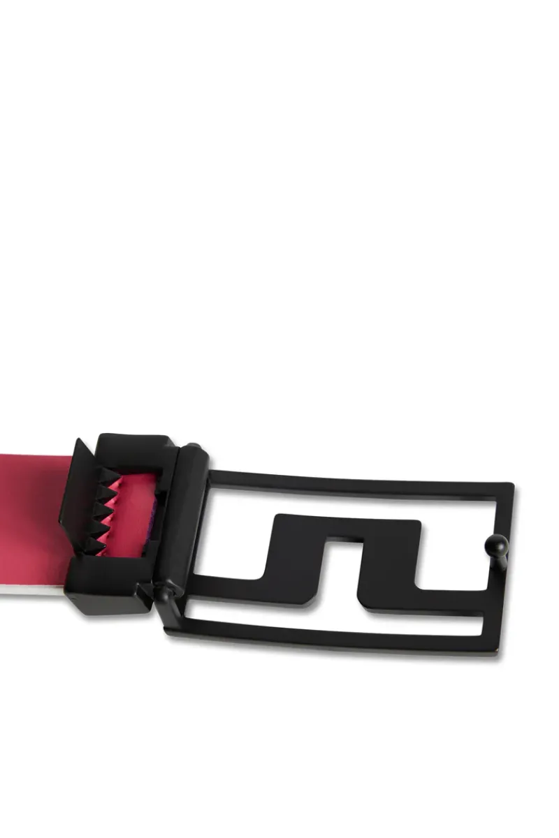 J.Lindeberg Slater Leather Belt* Golf|Golf Belts