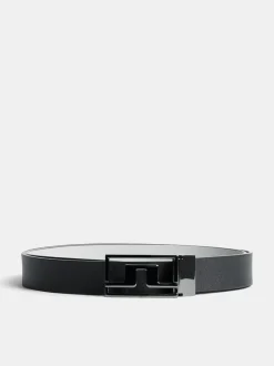 J.Lindeberg Slater Leather Belt* Golf|Golf Belts