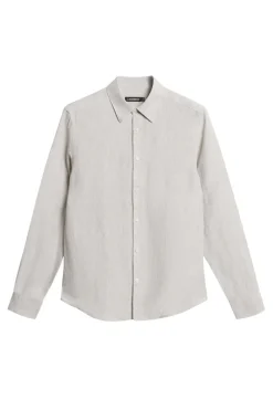 J.Lindeberg Slim LS Linen Melange Shirt* Tops|Skjorter