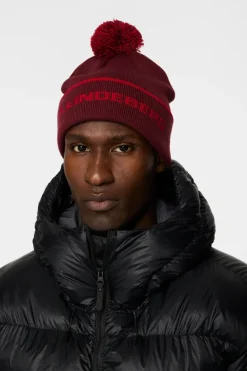 J.Lindeberg Stripe Beanie* Tilbehør|Aktiv