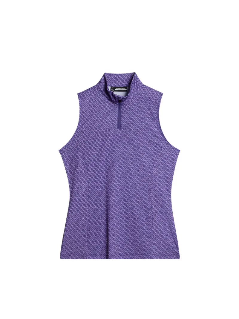 J.Lindeberg Tiana Print Sleeveless Top* Golf|Tanks