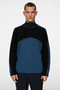 J.Lindeberg Tim Tech Knit Quarter Zip* Knitwear|Tops