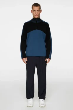 J.Lindeberg Tim Tech Knit Quarter Zip* Knitwear|Tops