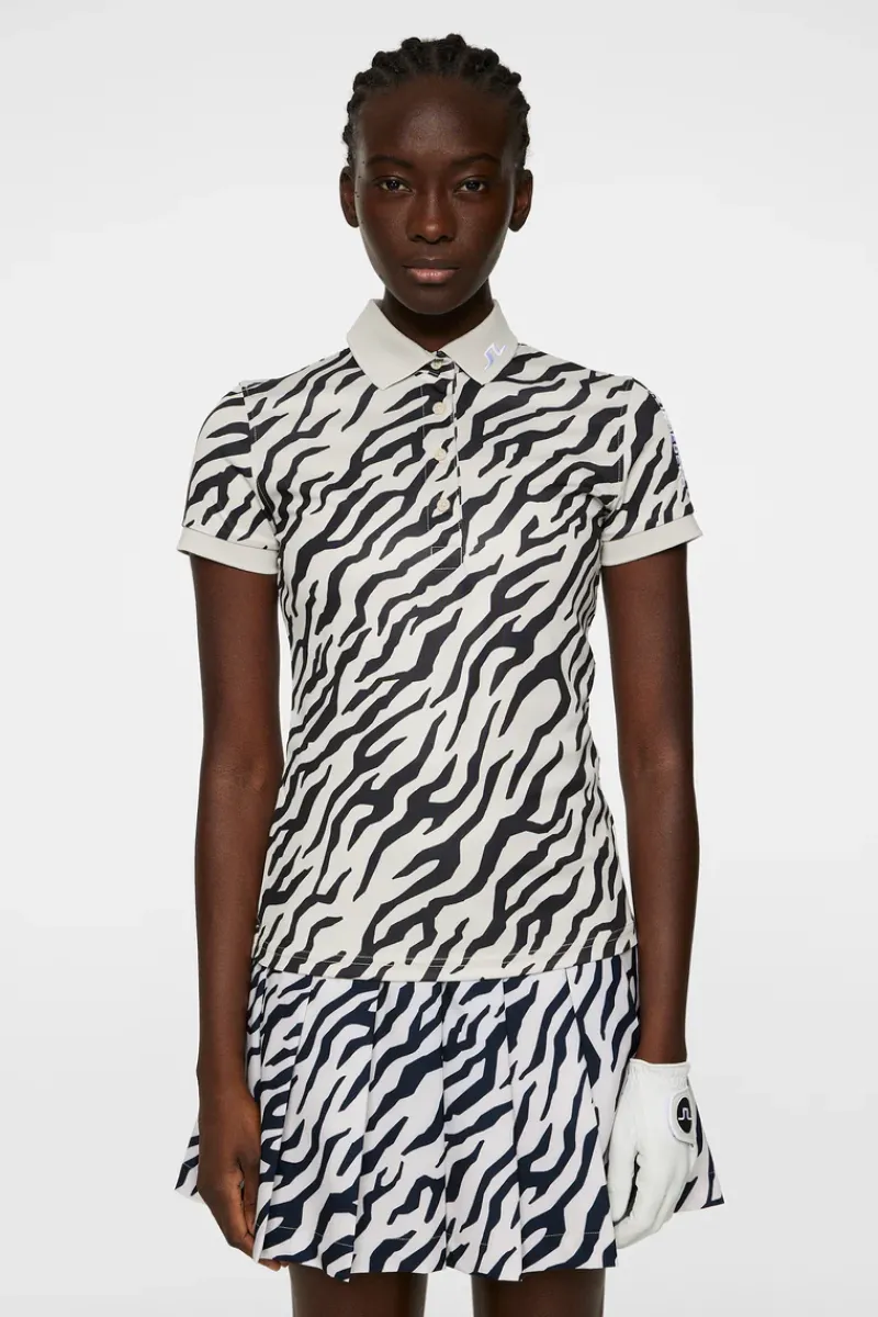 J.Lindeberg Tour Tech Print Polo* Golf|Tops