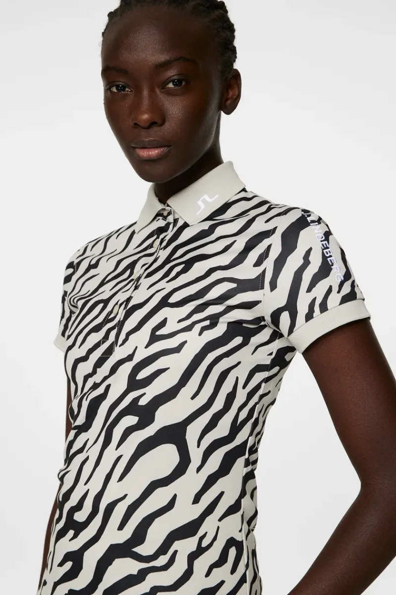 J.Lindeberg Tour Tech Print Polo* Golf|Tops