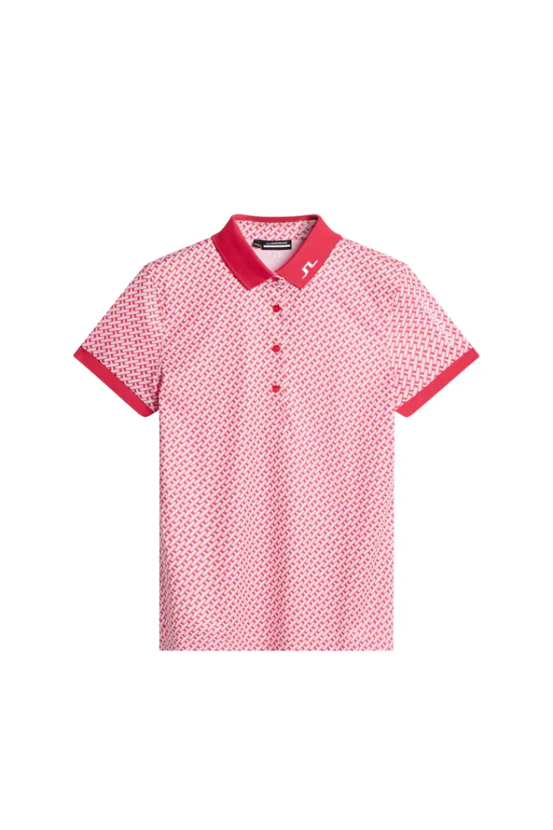 J.Lindeberg Tour Tech Print Polo* Golf|Tops