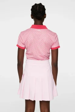 J.Lindeberg Tour Tech Print Polo* Golf|Tops