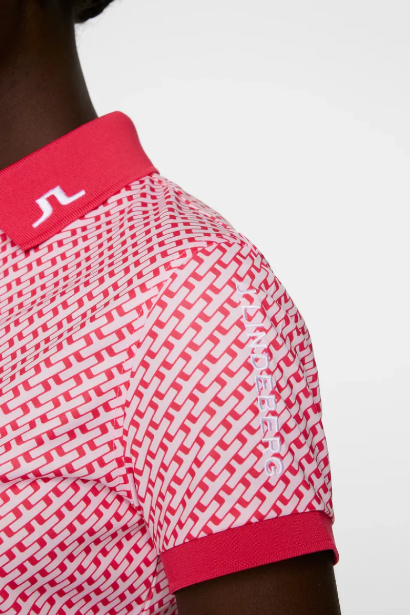 J.Lindeberg Tour Tech Print Polo* Golf|Tops