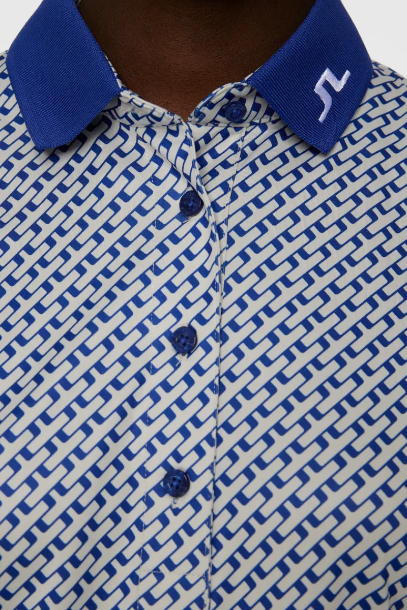 J.Lindeberg Tour Tech Print Polo* Golf|Tops