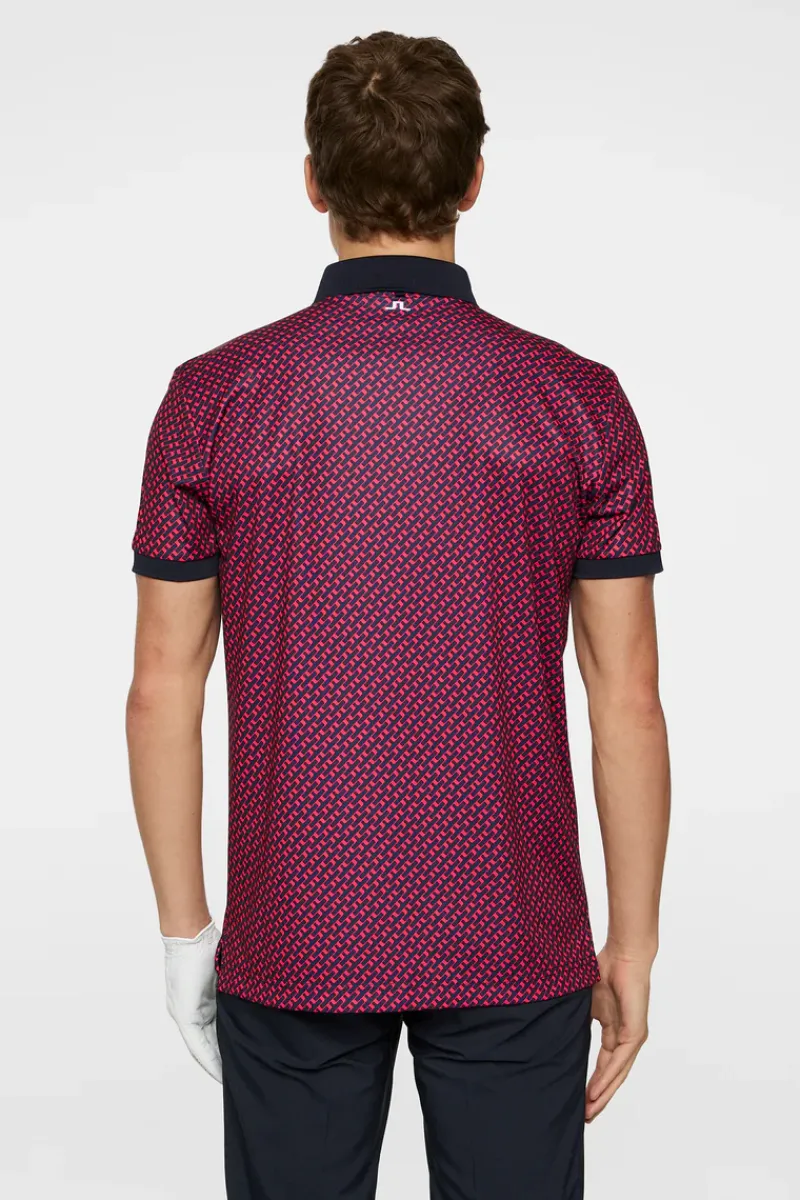 J.Lindeberg Tour Tech Print Polo* Golf|Polo Shirts