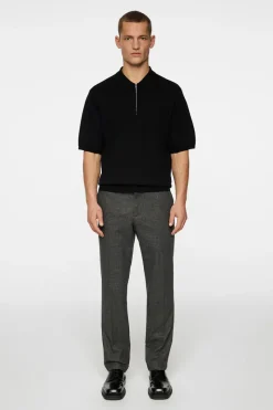 J.Lindeberg Tyler Quarter Zip Knit Polo* Polo Shirts|Knitwear