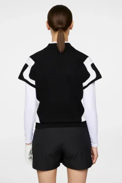 J.Lindeberg Vita Knitted Polo Shirt* Golf|Knitwear