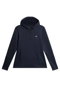 J.Lindeberg W Aerial Quarter Zip Hood* Golf|Base & Mid Layers