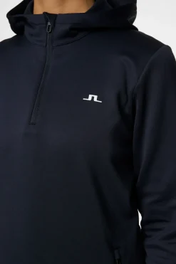 J.Lindeberg W Aerial Quarter Zip Hood* Golf|Base & Mid Layers