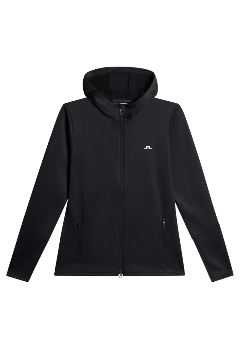 J.Lindeberg W Aerial Zip Hood* Golf|Base & Mid Layers