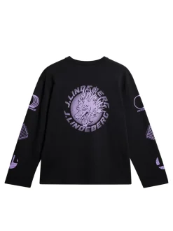 J.Lindeberg Walsh LS Print T-shirt* Tops|T-shirts