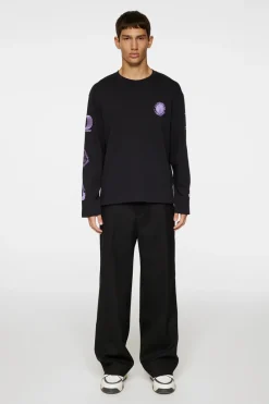 J.Lindeberg Walsh LS Print T-shirt* Tops|T-shirts