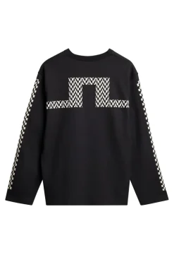 J.Lindeberg Walsh LS Print T-shirt* T-shirts|Tops